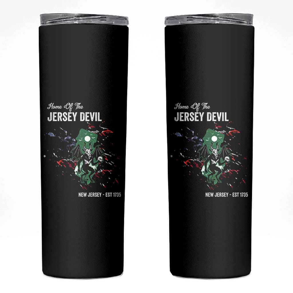 Jersey Devil Skinny Tumbler Home Of New Jersey Est 1735 Cryptid Gift