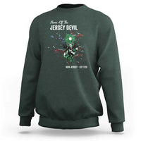 Jersey Devil Sweatshirt Home Of New Jersey Est 1735 Cryptid Gift - Wonder Print Shop