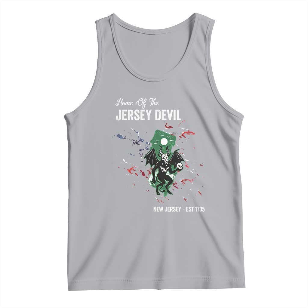 Jersey Devil Tank Top Home Of New Jersey Est 1735 Cryptid Gift - Wonder Print Shop