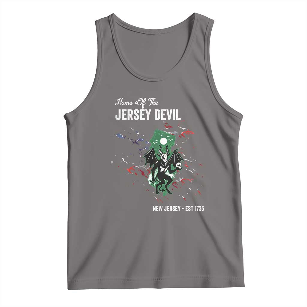 Jersey Devil Tank Top Home Of New Jersey Est 1735 Cryptid Gift - Wonder Print Shop