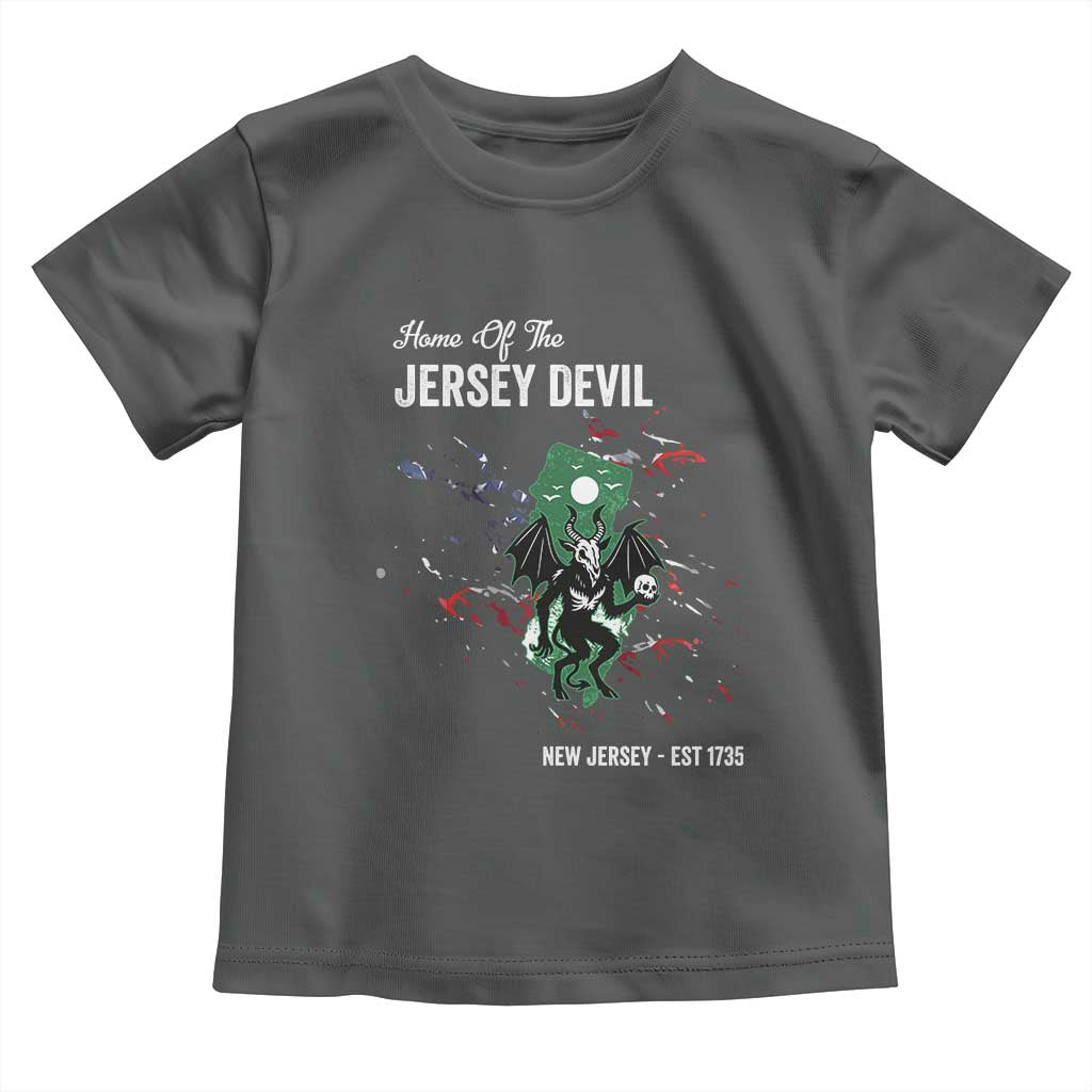 Jersey Devil Toddler T Shirt Home Of New Jersey Est 1735 Cryptid Gift - Wonder Print Shop