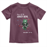 Jersey Devil Toddler T Shirt Home Of New Jersey Est 1735 Cryptid Gift - Wonder Print Shop