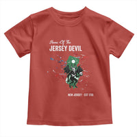 Jersey Devil Toddler T Shirt Home Of New Jersey Est 1735 Cryptid Gift - Wonder Print Shop