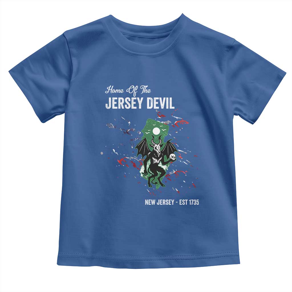 Jersey Devil Toddler T Shirt Home Of New Jersey Est 1735 Cryptid Gift - Wonder Print Shop