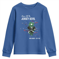 Jersey Devil Youth Sweatshirt Home Of New Jersey Est 1735 Cryptid Gift - Wonder Print Shop