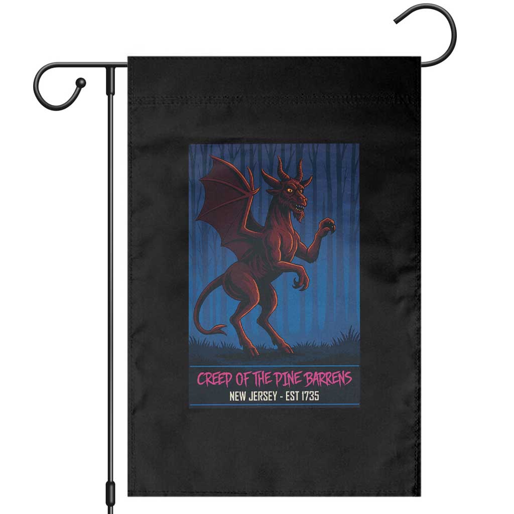 Jersey Devil Garden Flag Creep Of The Pine Barrens New Jersey Est 1735 - Wonder Print Shop