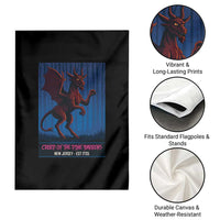 Jersey Devil Garden Flag Creep Of The Pine Barrens New Jersey Est 1735 - Wonder Print Shop