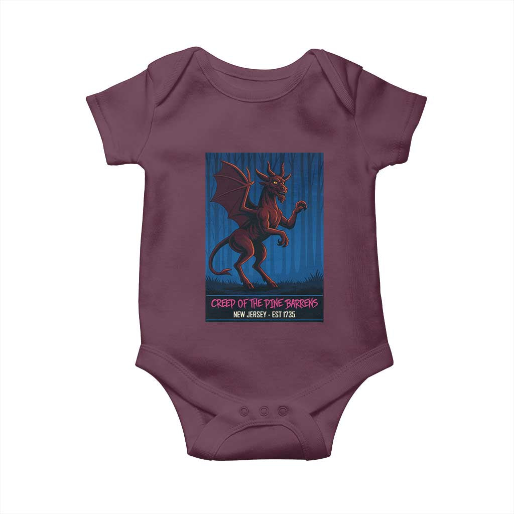 Jersey Devil Baby Onesie Creep Of The Pine Barrens New Jersey Est 1735 - Wonder Print Shop