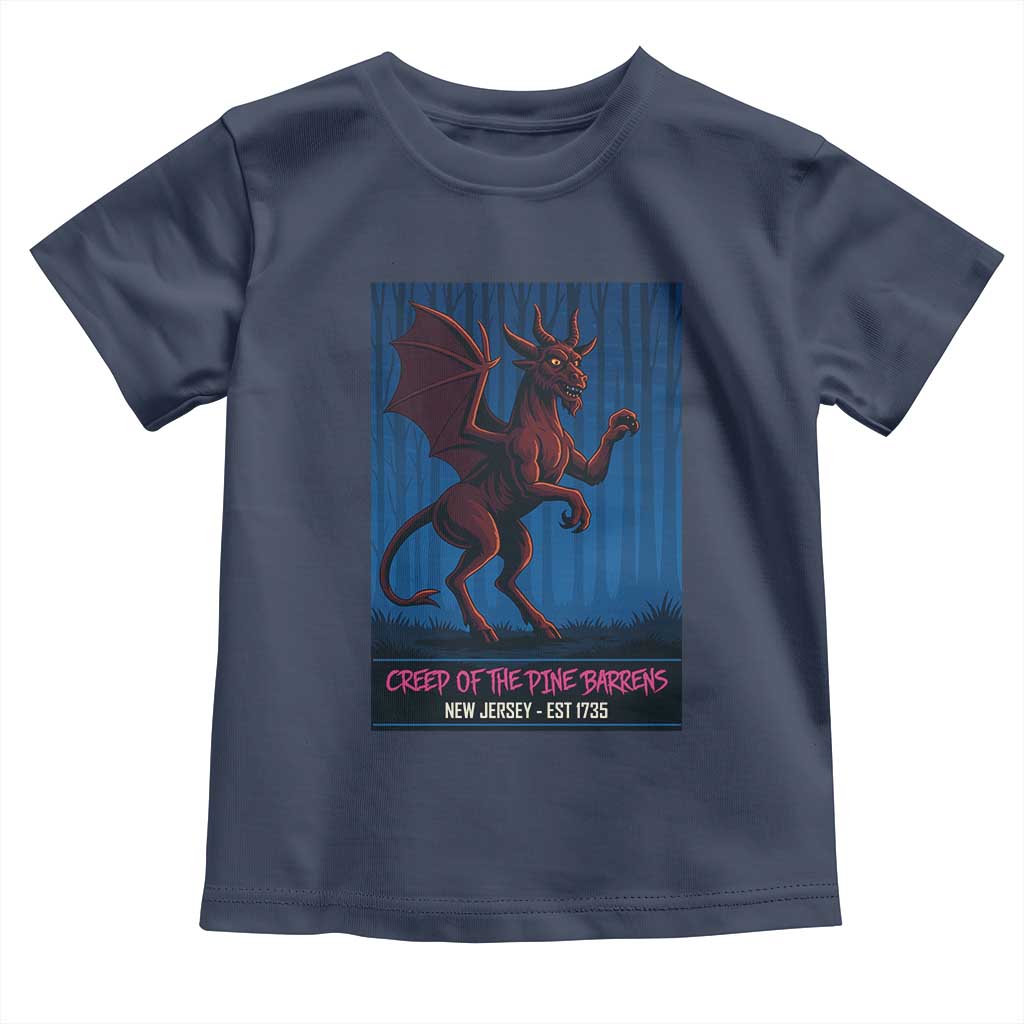 Jersey Devil Toddler T Shirt Creep Of The Pine Barrens New Jersey Est 1735 - Wonder Print Shop