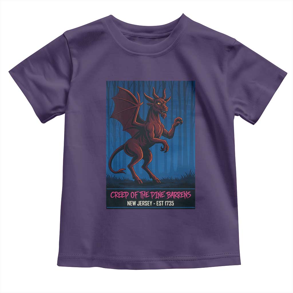 Jersey Devil Toddler T Shirt Creep Of The Pine Barrens New Jersey Est 1735 - Wonder Print Shop