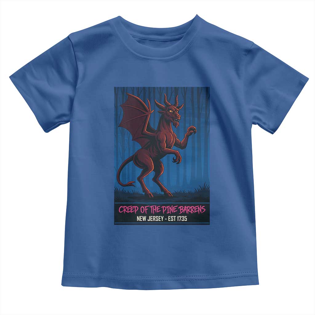 Jersey Devil Toddler T Shirt Creep Of The Pine Barrens New Jersey Est 1735 - Wonder Print Shop