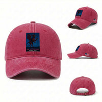 Jersey Devil Washed Cotton Baseball Cap Creep Of The Pine Barrens New Jersey Est 1735