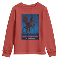 Jersey Devil Youth Sweatshirt Creep Of The Pine Barrens New Jersey Est 1735 - Wonder Print Shop
