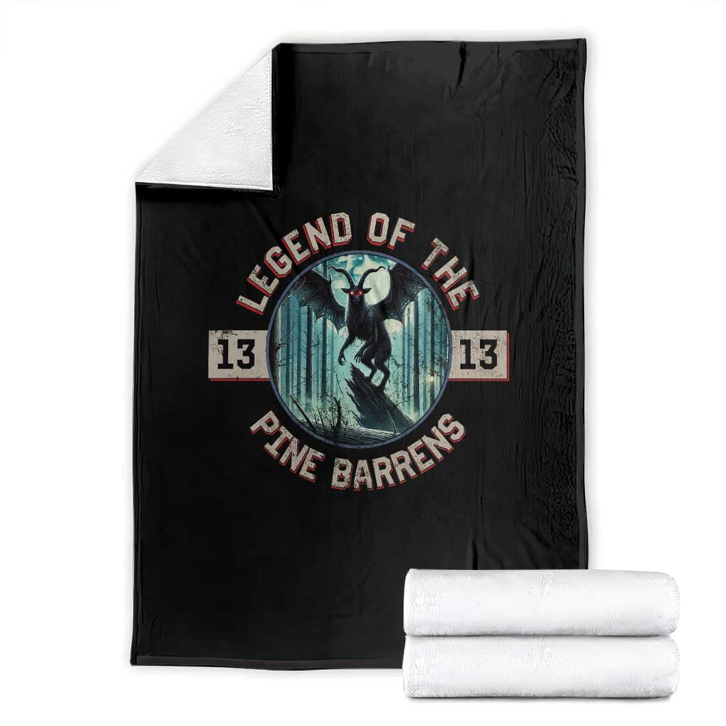 Jersey Devil Throw Blanket Cryptid Gift Legend Of The Pine Barrens - Wonder Print Shop