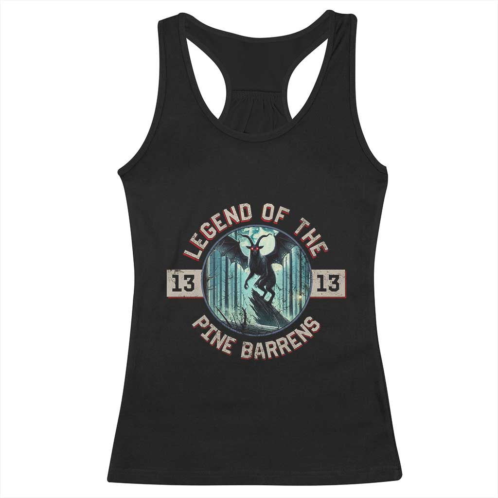 Jersey Devil Racerback Tank Top Cryptid Gift Legend Of The Pine Barrens - Wonder Print Shop