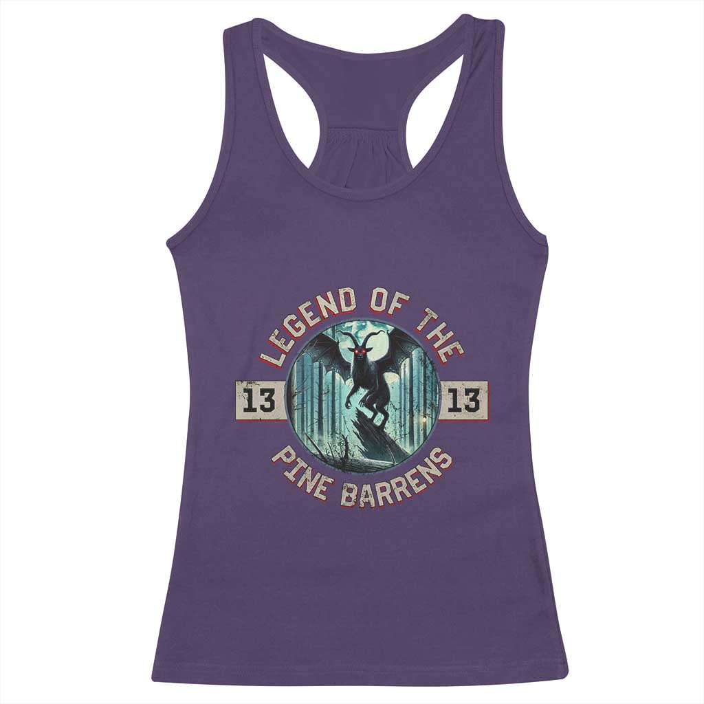 Jersey Devil Racerback Tank Top Cryptid Gift Legend Of The Pine Barrens - Wonder Print Shop