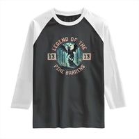 Jersey Devil Raglan Shirt Cryptid Gift Legend Of The Pine Barrens - Wonder Print Shop