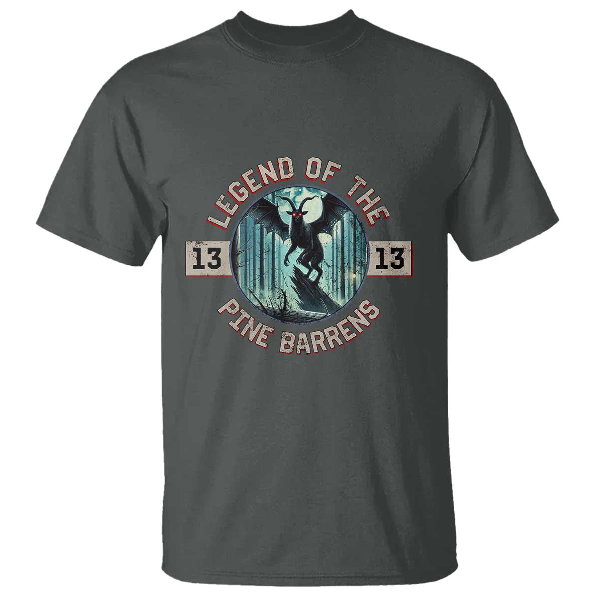 Jersey Devil T Shirt Cryptid Gift Legend Of The Pine Barrens - Wonder Print Shop