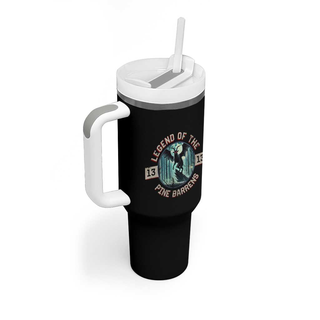 Jersey Devil Tumbler With Handle Cryptid Gift Legend Of The Pine Barrens