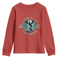Jersey Devil Youth Sweatshirt Cryptid Gift Legend Of The Pine Barrens - Wonder Print Shop