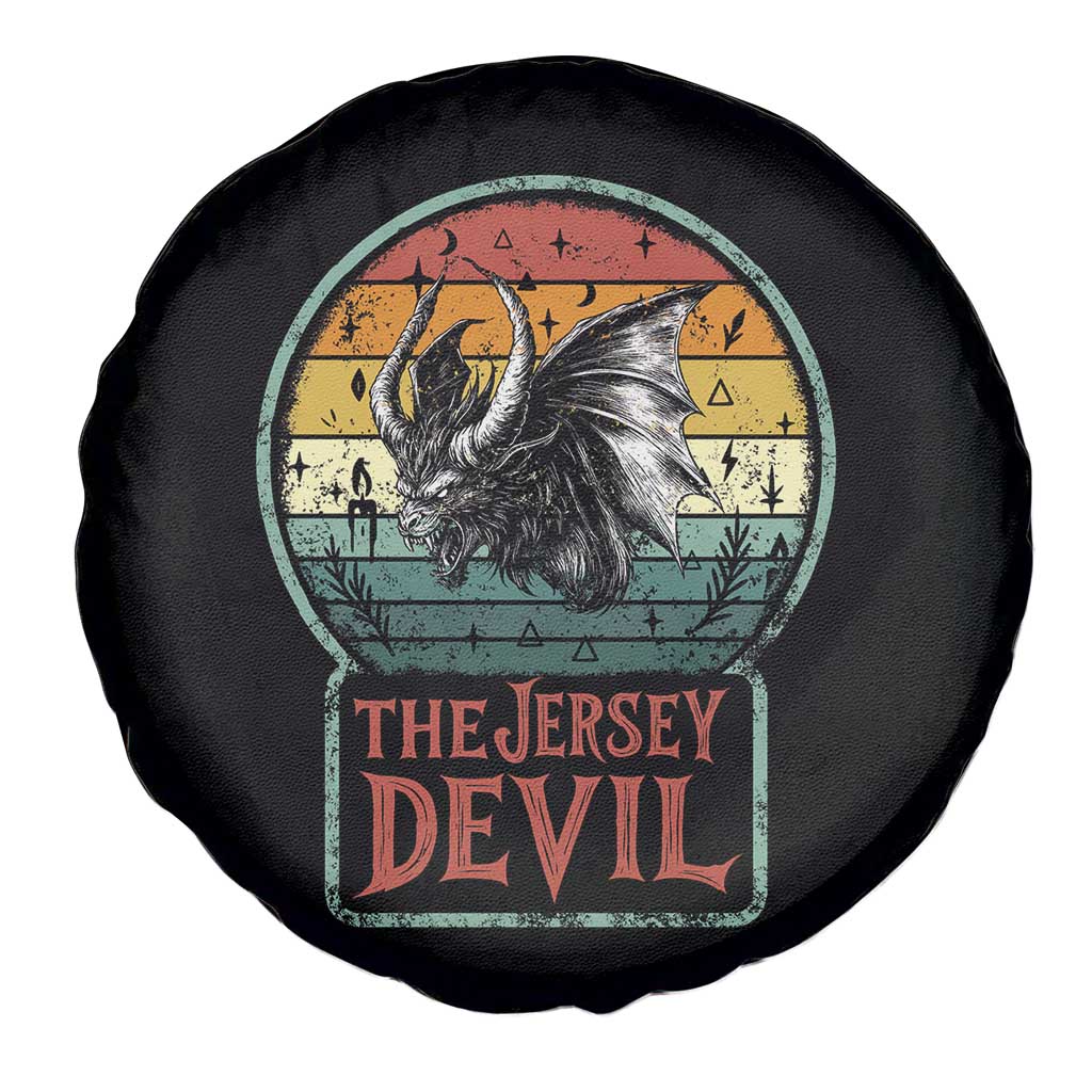 The Jersey Devil Spare Tire Cover Retro Vintage New Jersey Cryptid - Wonder Print Shop