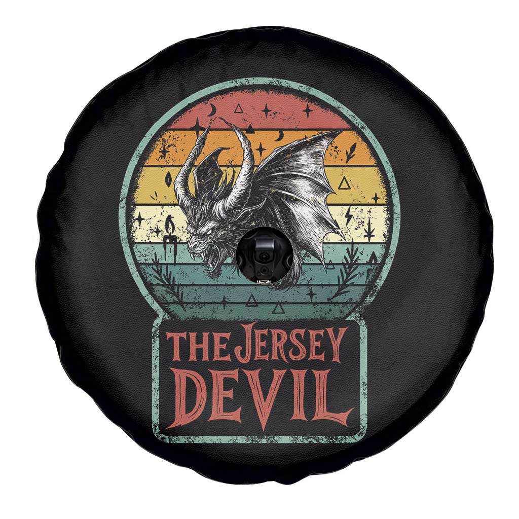The Jersey Devil Spare Tire Cover Retro Vintage New Jersey Cryptid - Wonder Print Shop