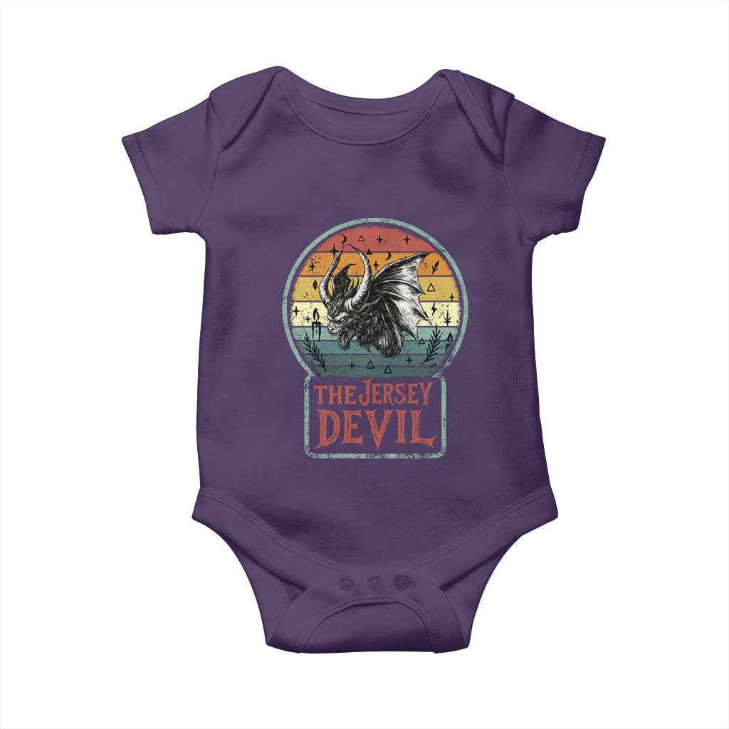 The Jersey Devil Baby Onesie Retro Vintage New Jersey Cryptid - Wonder Print Shop