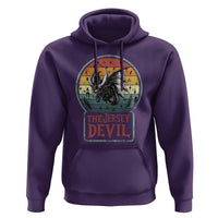 The Jersey Devil Hoodie Retro Vintage New Jersey Cryptid - Wonder Print Shop