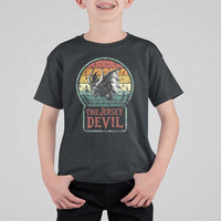 The Jersey Devil T Shirt For Kid Retro Vintage New Jersey Cryptid - Wonder Print Shop