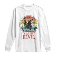 The Jersey Devil Long Sleeve Shirt Retro Vintage New Jersey Cryptid - Wonder Print Shop