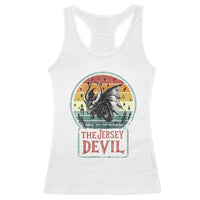 The Jersey Devil Racerback Tank Top Retro Vintage New Jersey Cryptid - Wonder Print Shop