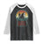 The Jersey Devil Raglan Shirt Retro Vintage New Jersey Cryptid - Wonder Print Shop