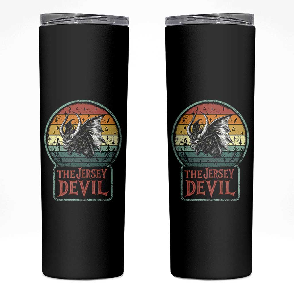 The Jersey Devil Skinny Tumbler Retro Vintage New Jersey Cryptid