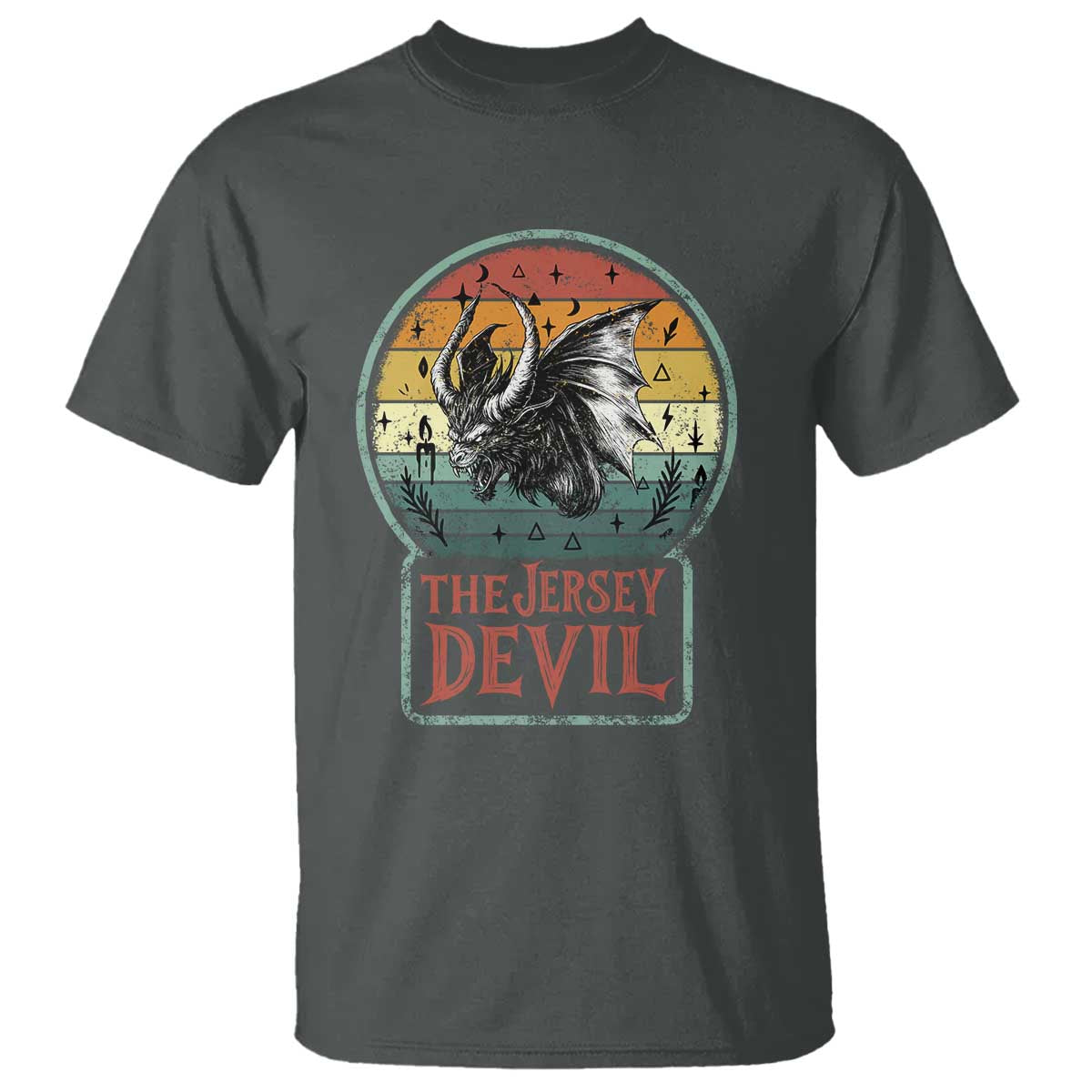The Jersey Devil T Shirt Retro Vintage New Jersey Cryptid - Wonder Print Shop