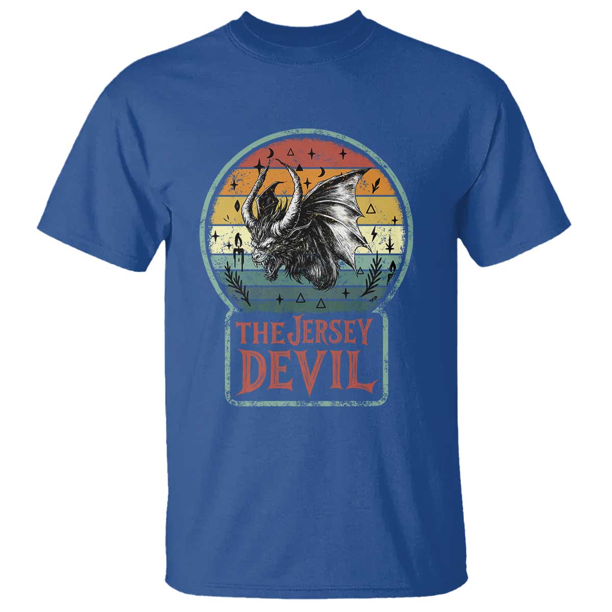 The Jersey Devil T Shirt Retro Vintage New Jersey Cryptid - Wonder Print Shop
