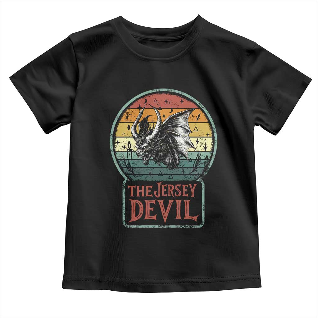 The Jersey Devil Toddler T Shirt Retro Vintage New Jersey Cryptid - Wonder Print Shop