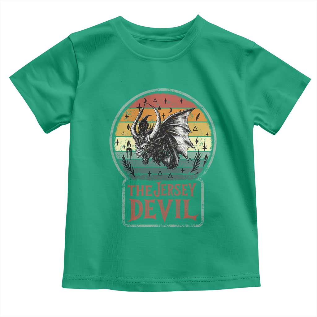 The Jersey Devil Toddler T Shirt Retro Vintage New Jersey Cryptid - Wonder Print Shop