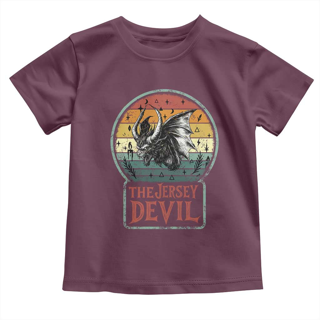 The Jersey Devil Toddler T Shirt Retro Vintage New Jersey Cryptid - Wonder Print Shop