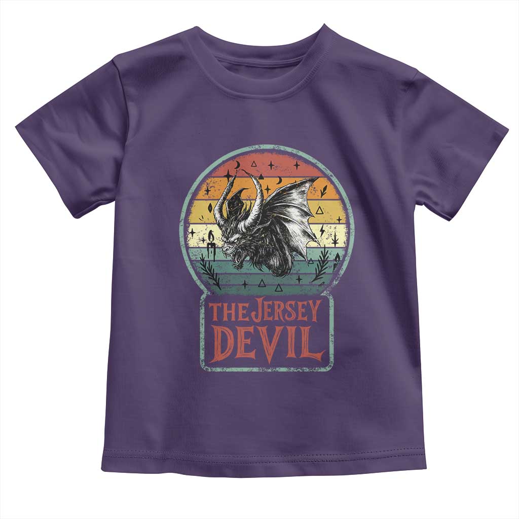 The Jersey Devil Toddler T Shirt Retro Vintage New Jersey Cryptid - Wonder Print Shop