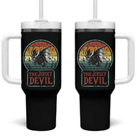 The Jersey Devil Tumbler With Handle Retro Vintage New Jersey Cryptid