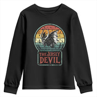 The Jersey Devil Youth Sweatshirt Retro Vintage New Jersey Cryptid - Wonder Print Shop
