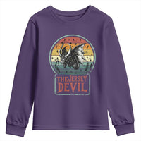 The Jersey Devil Youth Sweatshirt Retro Vintage New Jersey Cryptid - Wonder Print Shop