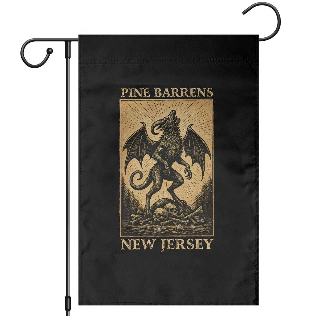 Jersey Devil Garden Flag Gothic Horror Gift Pine Barrens New Jersey - Wonder Print Shop
