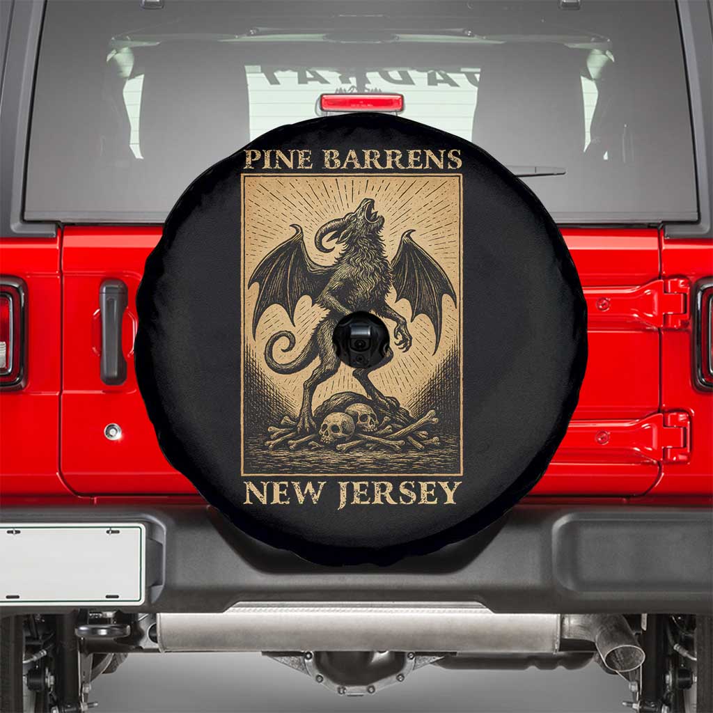 Jersey Devil Spare Tire Cover Gothic Horror Gift Pine Barrens New Jersey - Wonder Print Shop