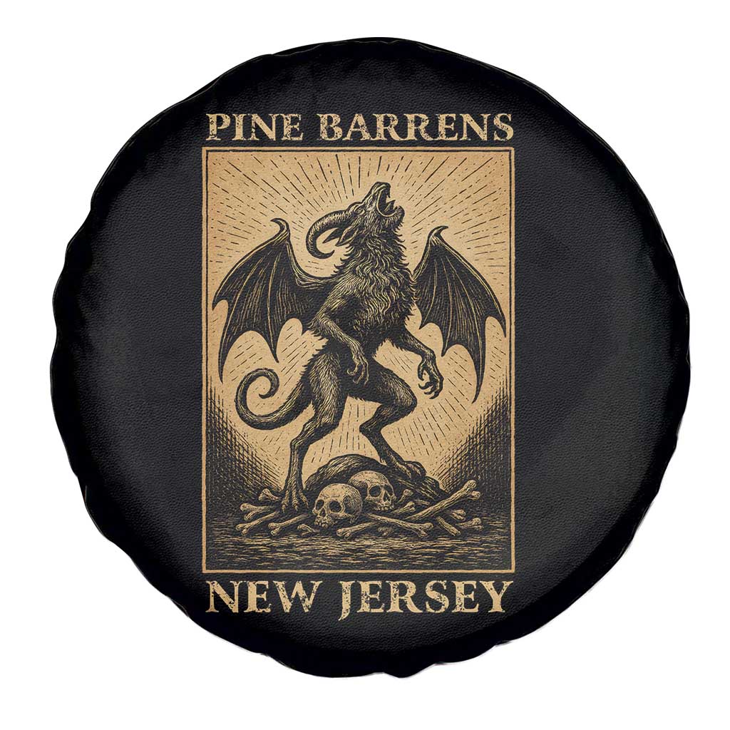 Jersey Devil Spare Tire Cover Gothic Horror Gift Pine Barrens New Jersey - Wonder Print Shop