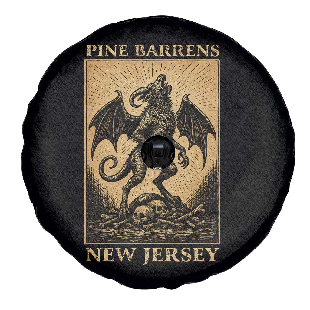 Jersey Devil Spare Tire Cover Gothic Horror Gift Pine Barrens New Jersey - Wonder Print Shop