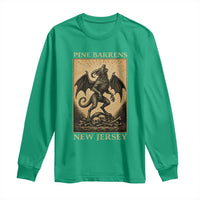 Jersey Devil Long Sleeve Shirt Gothic Horror Gift Pine Barrens New Jersey - Wonder Print Shop