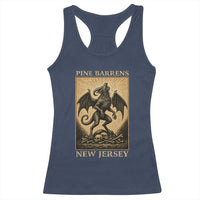 Jersey Devil Racerback Tank Top Gothic Horror Gift Pine Barrens New Jersey - Wonder Print Shop