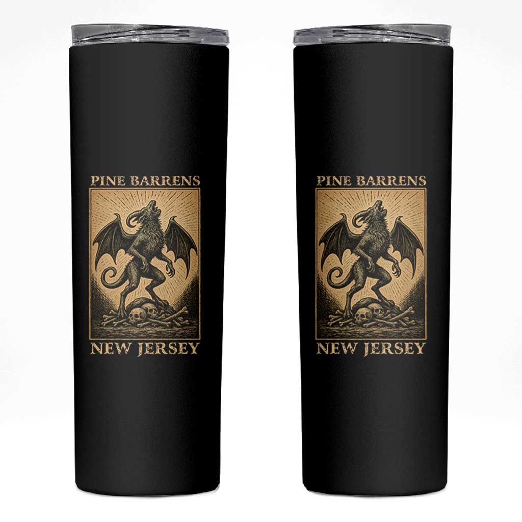 Jersey Devil Skinny Tumbler Gothic Horror Gift Pine Barrens New Jersey