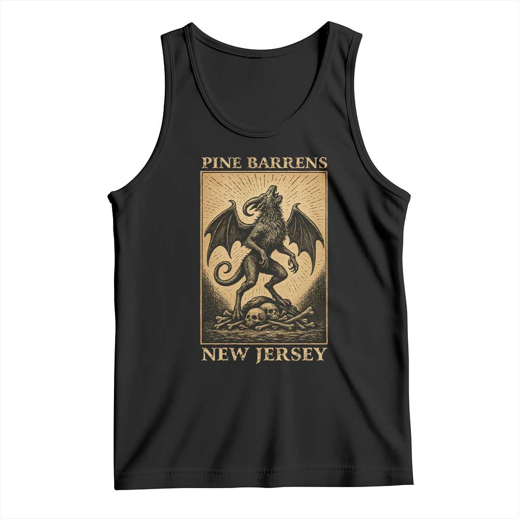 Jersey Devil Tank Top Gothic Horror Gift Pine Barrens New Jersey - Wonder Print Shop